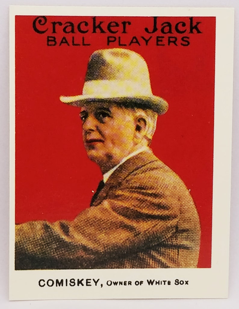 1915 Cracker Jack Ball Players Charles Comiskey Read Owner of White Sox