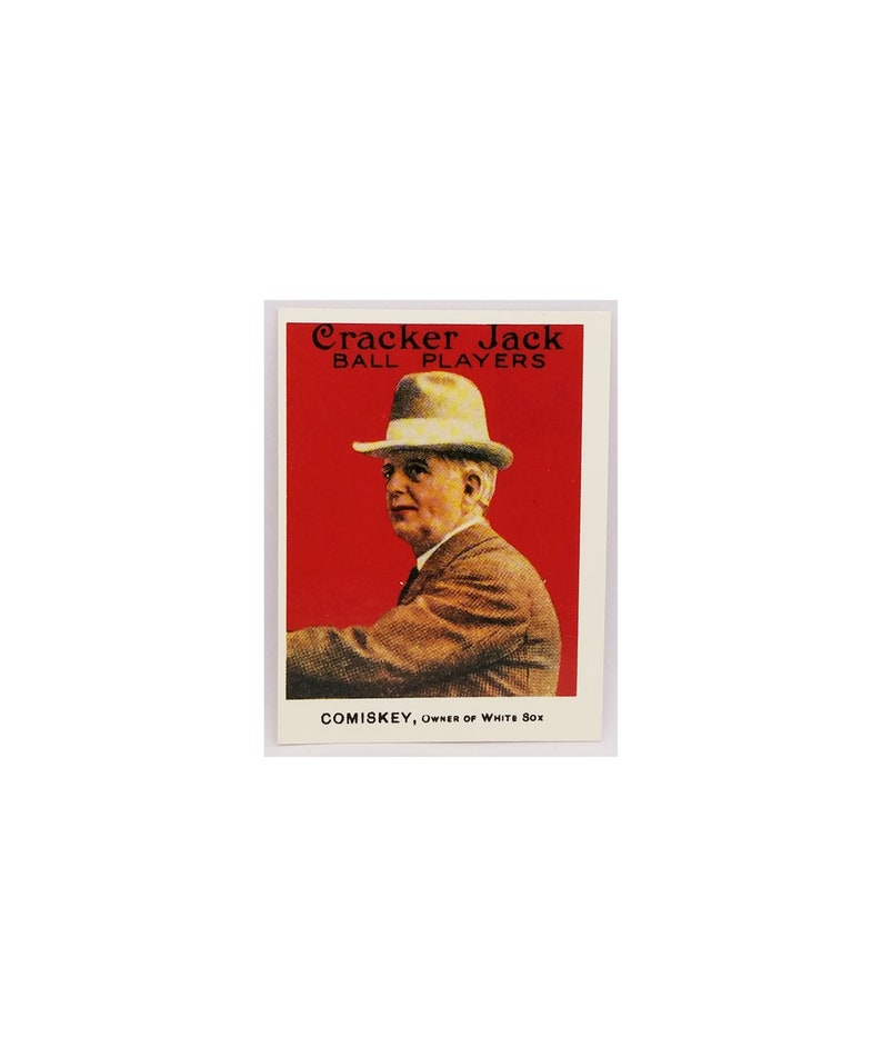 1915 Cracker Jack Ball Players Charles Comiskey Read Owner of White Sox