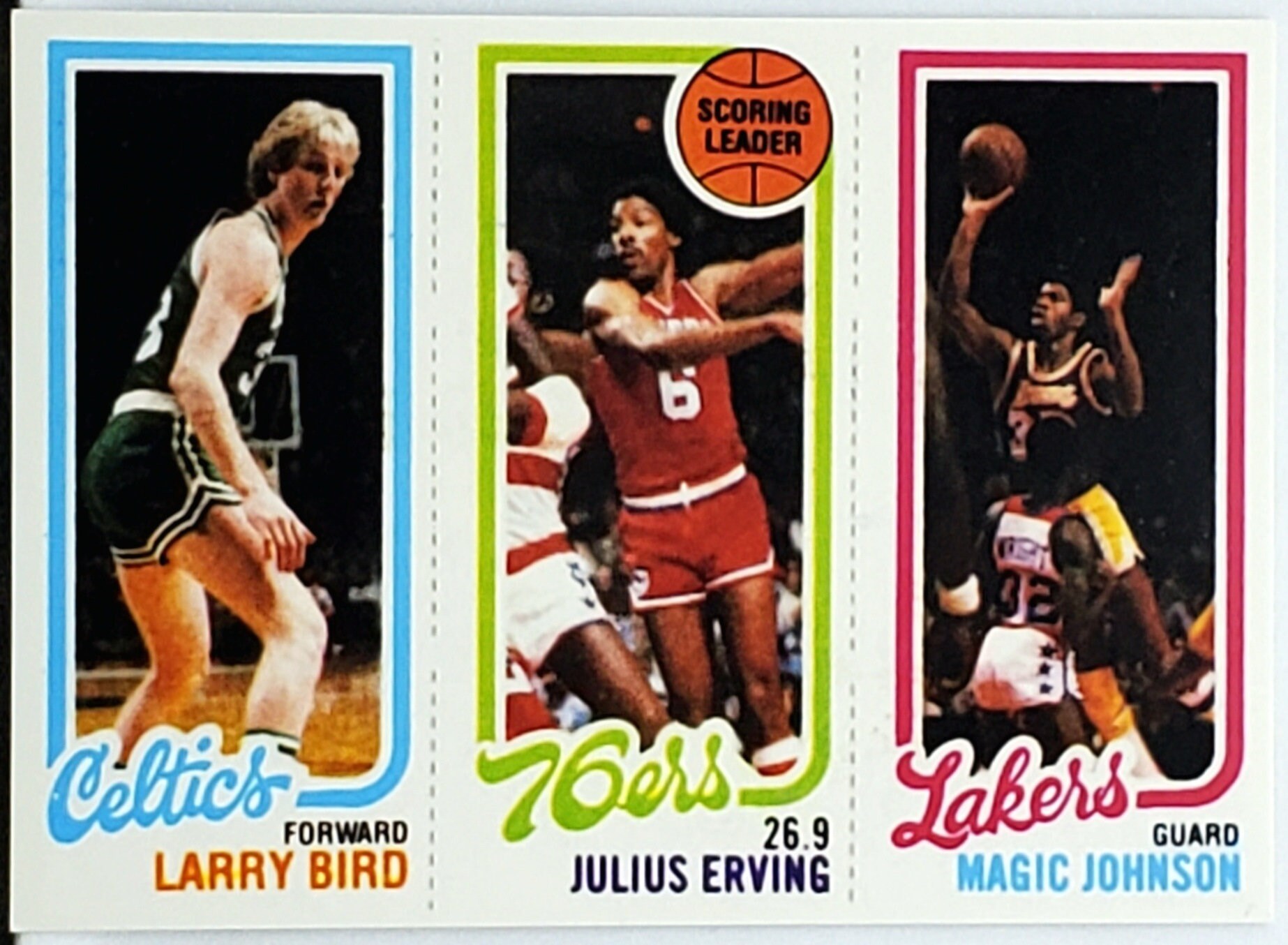 SALE 1980 Topps Larry Bird Rookie Magic Johnson RC Erving - Etsy Israel