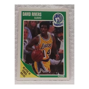 David &quot;Doc&quot; Rivers Rookie 1989 Fleer #94, Lakers, NBA Basketball!