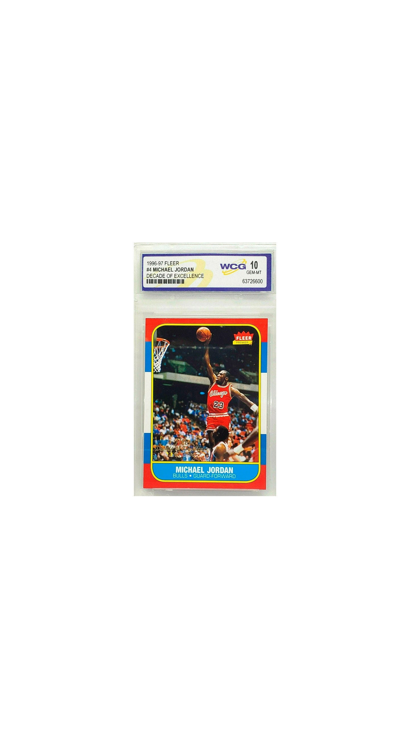 1996 fleer michael jordan rookie card
