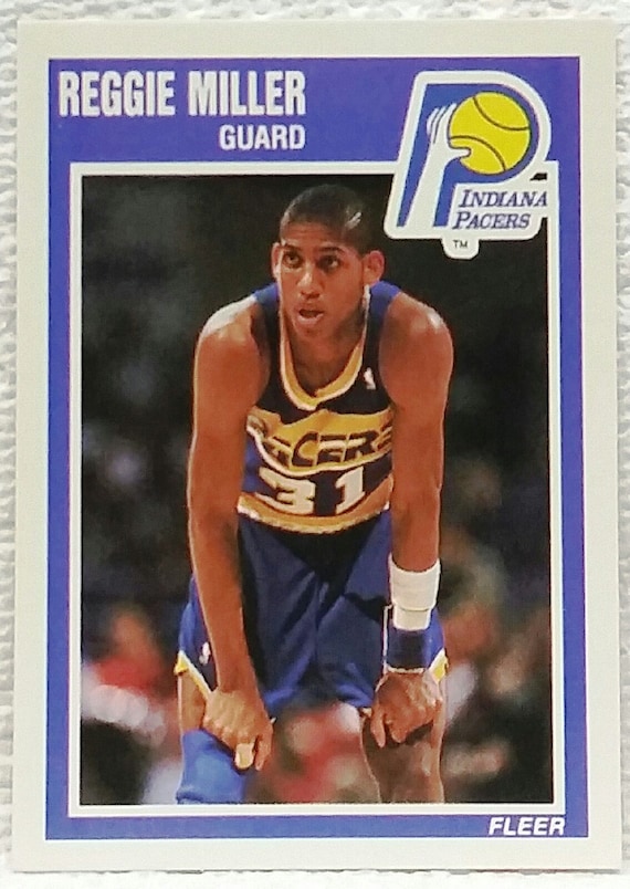 1989 Fleer 65 Reggie Miller 2nd Year Card Indiana Pacers - Etsy