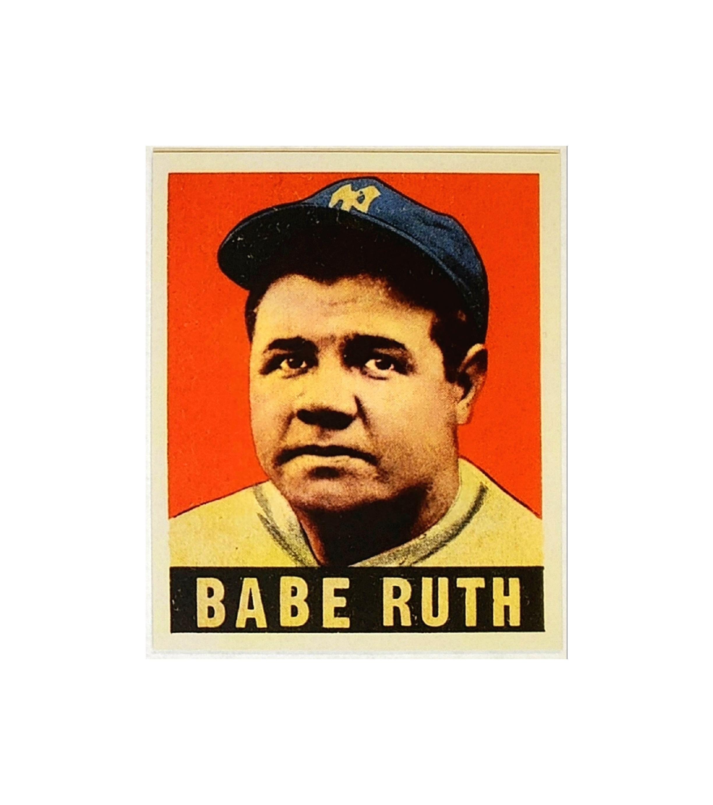 SALE! 1948-49 Leaf #3 Babe Ruth, HOF Yankees, Bambino, Babe (read