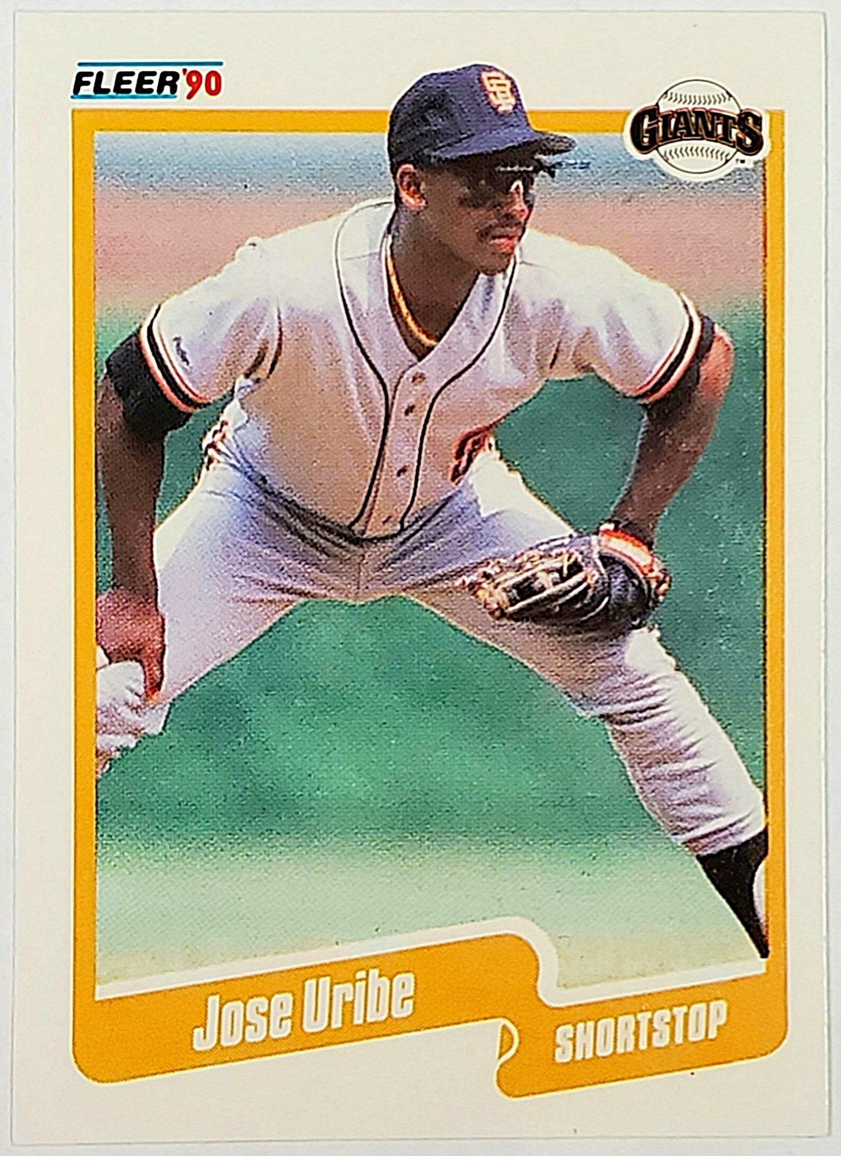 Jose Uribe Error Card (wrong DOB) 1990 Fleer Baseball #74, Giants, Rare! - Etsy Israel Jose Uribe Error Card (wrong DOB) 1990 Fleer Baseball #74, Giants, Rare! - Etsy Israel
