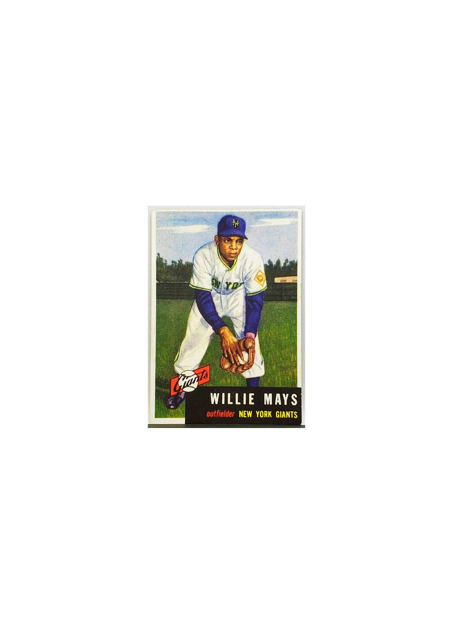 SALE 1953 Topps 244 Willie Mays Giants HOF Star say - Etsy