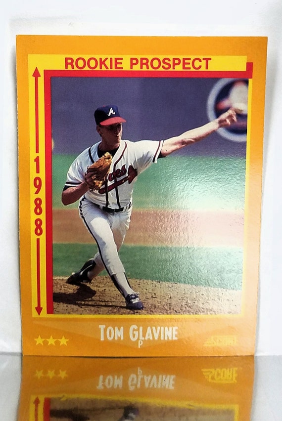 1988 Score 638 Tom Glavine ROOKIE Card/prospect HOF Atlanta 