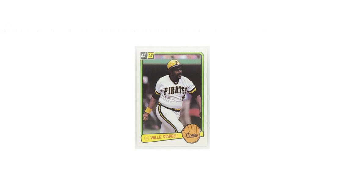 【期間限定値下げ】LOTTE BASEBALL CARD 10枚ポストカード１枚 Willie Stargell 1983 Donruss Baseball #610, Pittsburgh Pirates