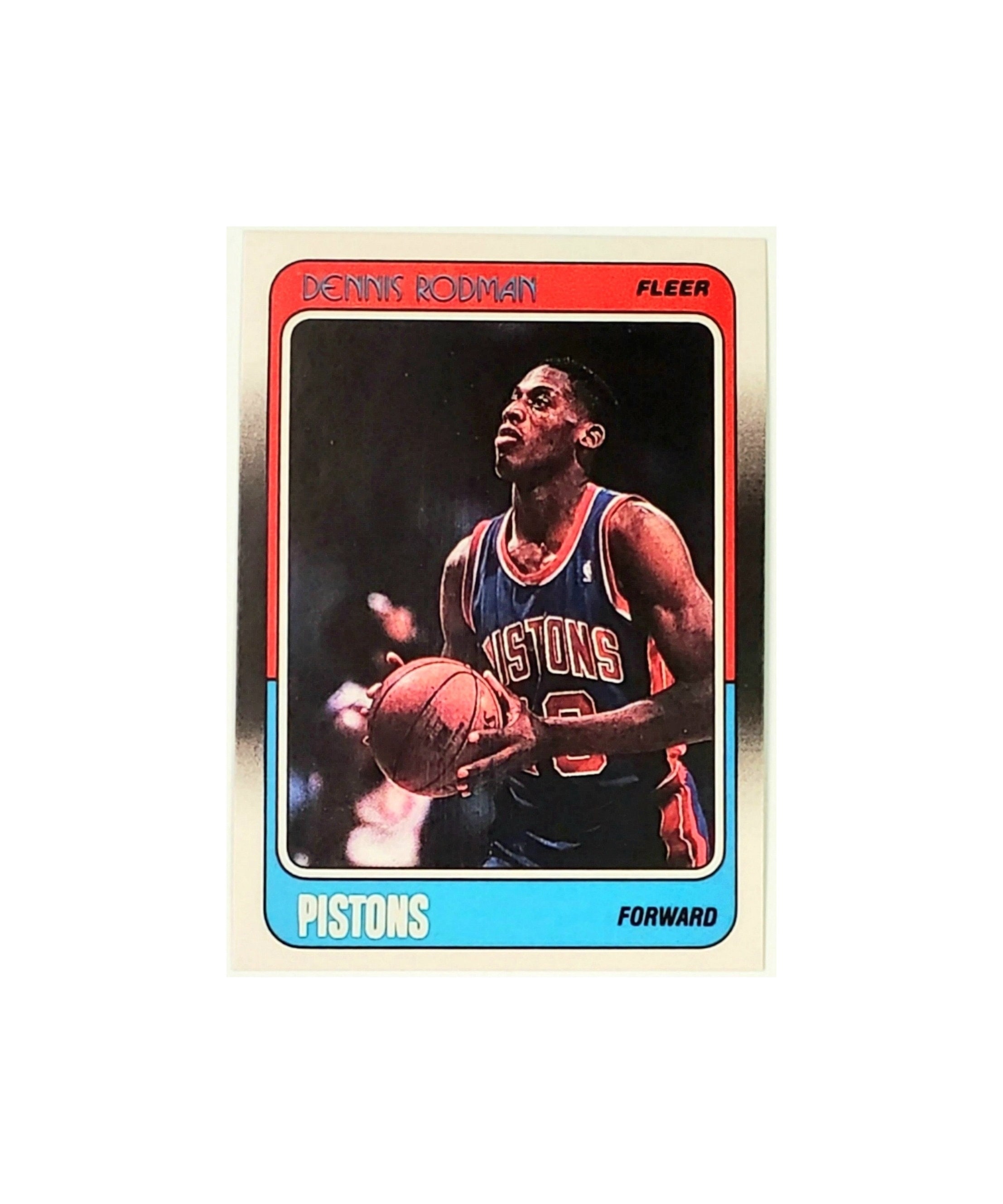 Dennis Rodman Detroit Pistons Signed Autographed Blue #91 Jersey COA –