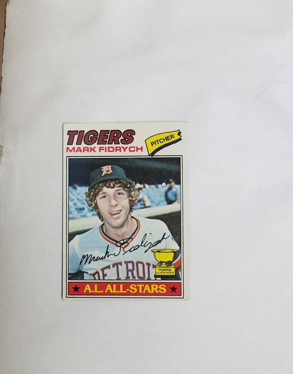 1977 topps #265 MARK FIDRYCH detroit tigers rookie card BGS BCCG 8 Graded Card