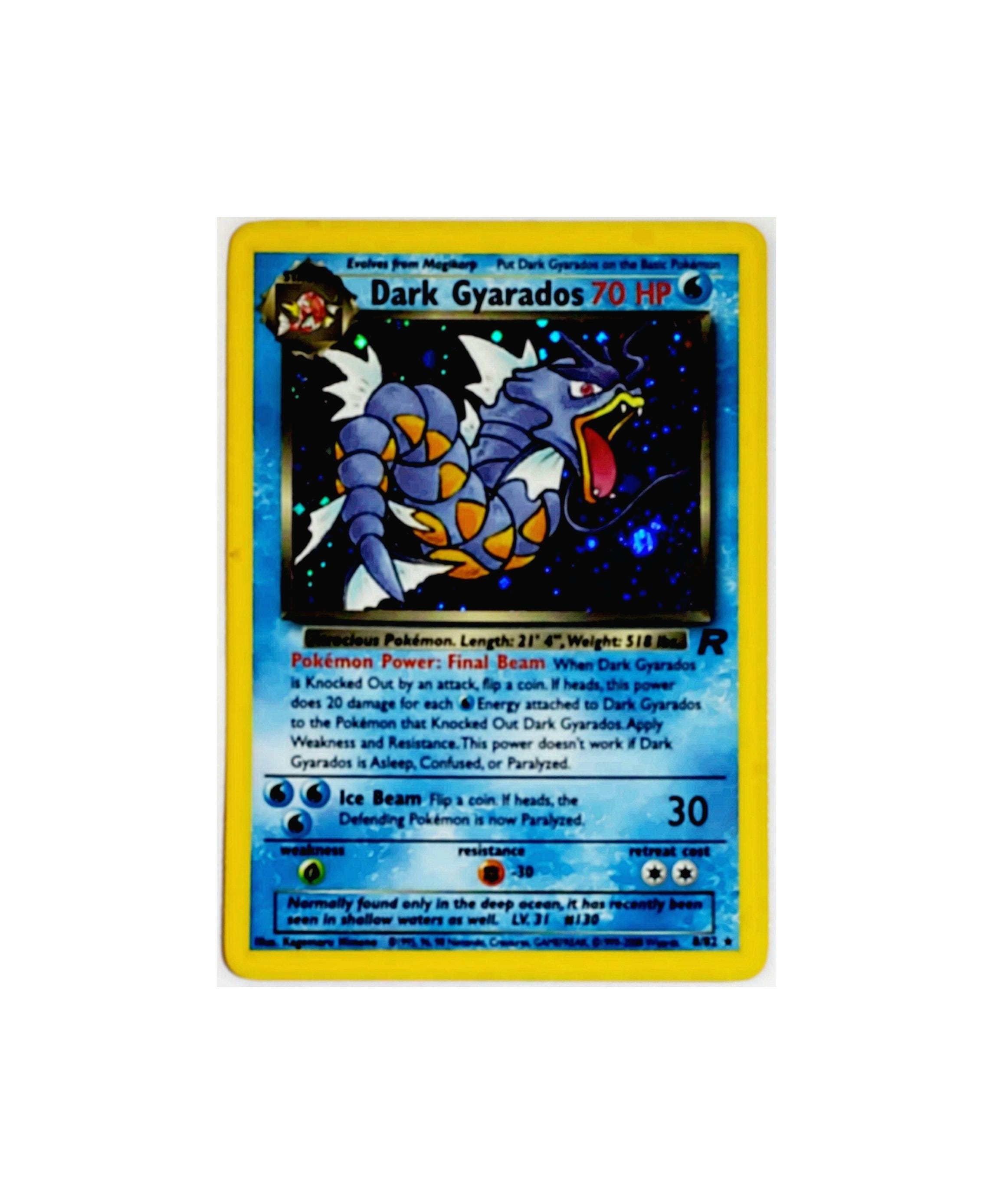 dark gyarados pokemon card Pokemon Team Rocket Rare Dark Gyarados #25 [Moderately Played]