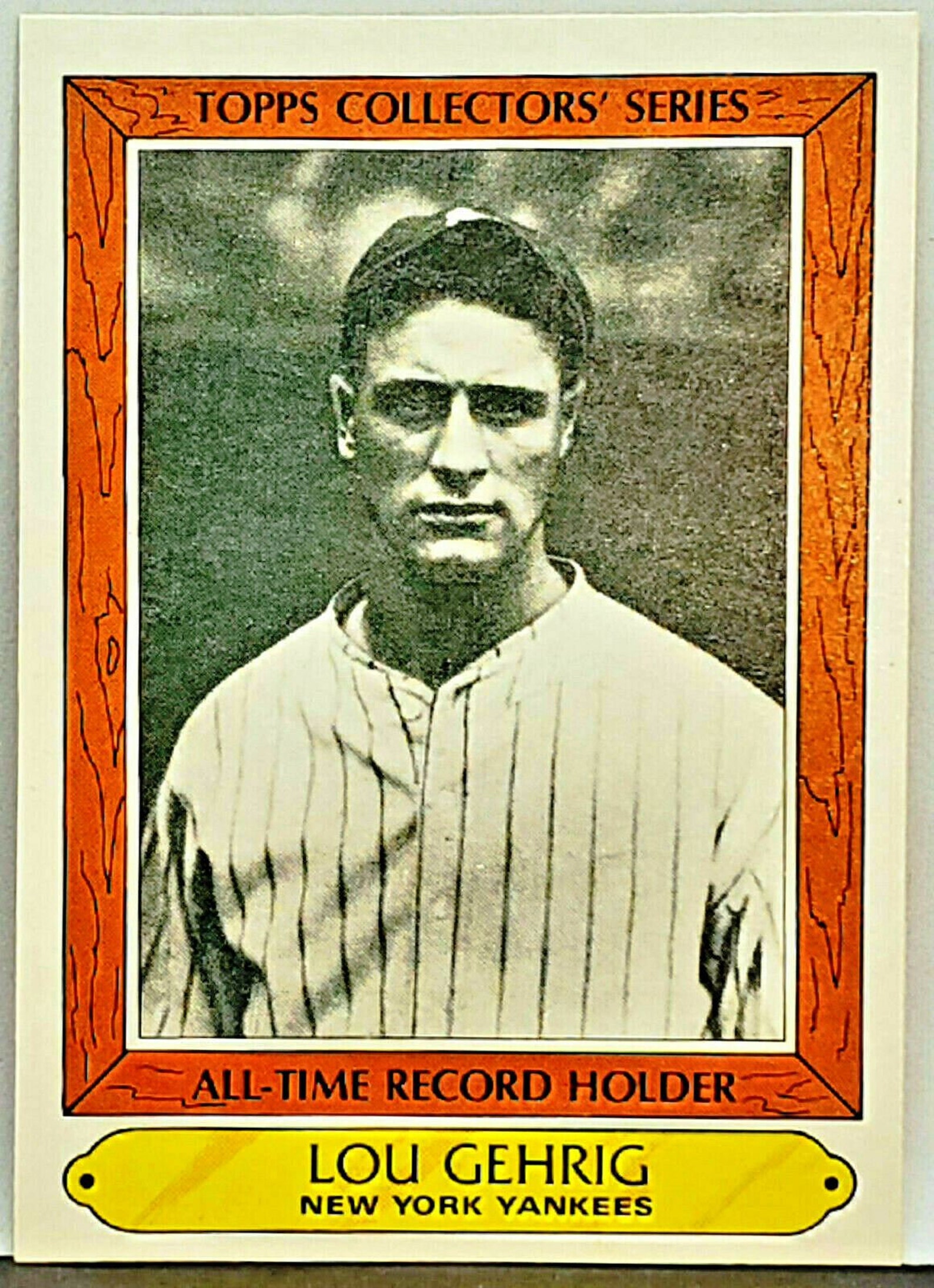 1985 Woolworth/topps 14 Lou Gehrig Alltime Record Holder, Yankees Etsy