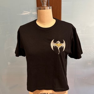 Fourth Wing Tairn and Andarna Embroidered Cropped Tee - Officially Licensed