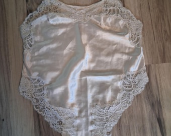 Vintage Gold Label Victoria Secret Satin Teddy sz M