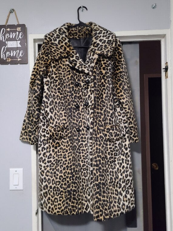 Cheetah hot sale long coat