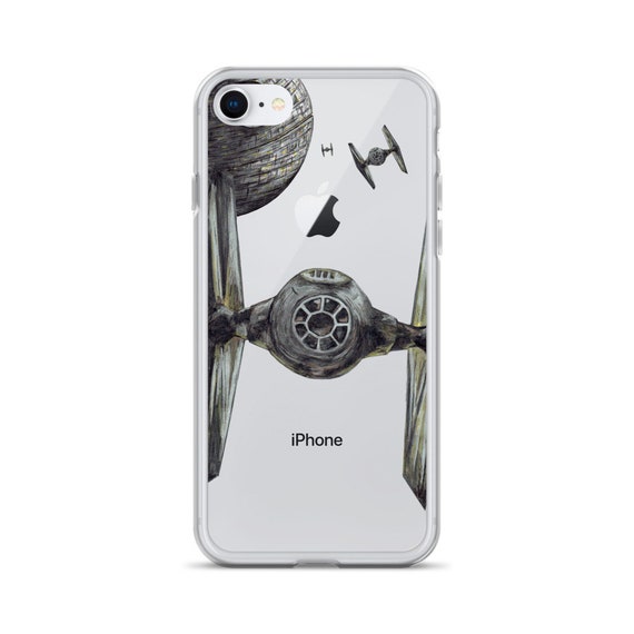 CLEAR EDITION Tie Fighter Star Wars Phone Case Death Star Vader