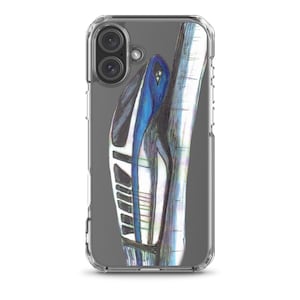 CLEAR EDITION - Disney Blue Monorail - Magic Kingdom iPhone case - Boys - Dad - Gift - iPhone  X / 11 / 12 / 13 / 14 /15 / 16 series