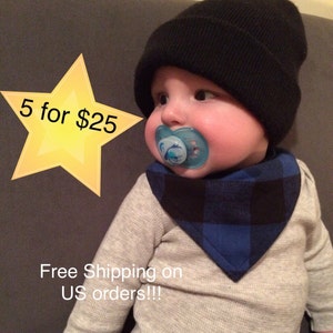 Baby Bandana Bibs-Set of 5, 6 or 10