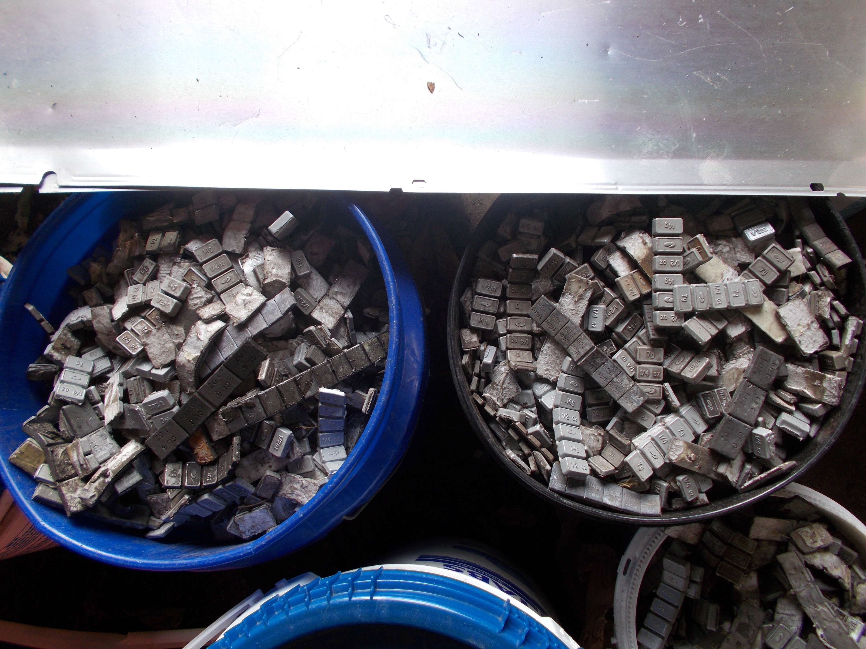 60 LBS Scrap Lead Stick on Wheel Weights for Casting Ingots Lures Jig