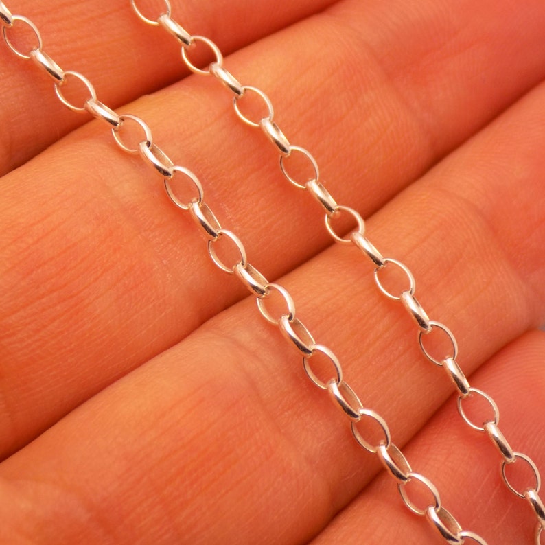 Classic Solid 925 Sterling Silver Unisex Design Chain Necklace Etsy