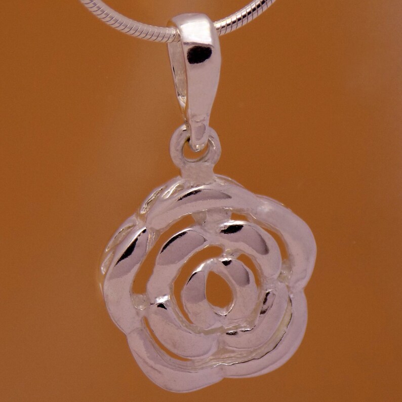 925 Sterling Silver Rose Flower Basket Bead - European Charm Bracelet & Necklace Charm, Silver Rose Pendant For Jewelry Making - View #6