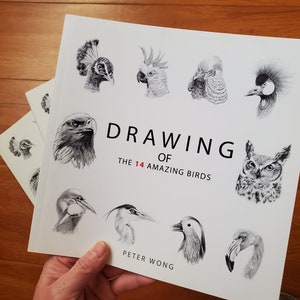 Pencil Drawing Sketchbook - &quot;Birds&quot;