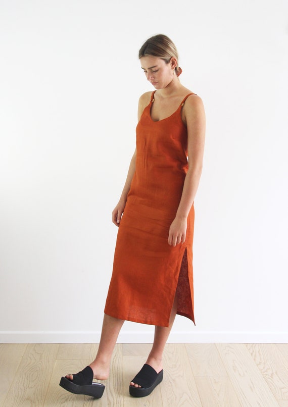 ankle length midi dress