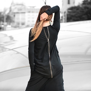 Harem Pants Set, Winter Set, Outfit, Drop Crotch Pants, Jumpsuit Women, Overall MARGARET - SE0638W2