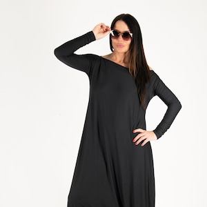 Cotton Jumpsuit, Plus size jumpsuit, Maxi jumpsuit, Long Sleeves Jumpsuit, Causal Drop Crotch jumpsuit, Harem Jumpsuit MARLA - JP0350TR