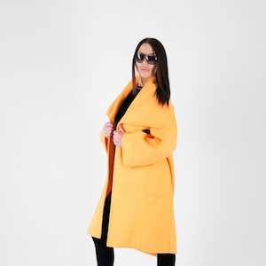 Wool Coat, Women coat, Trench coat, Collared coat, Oversized Coat, Women Winter Coat, Coat, Long Coat HELEN - CT0417CA