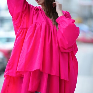 pink tunic dress