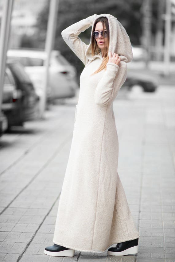 Hooded Maxi Dress