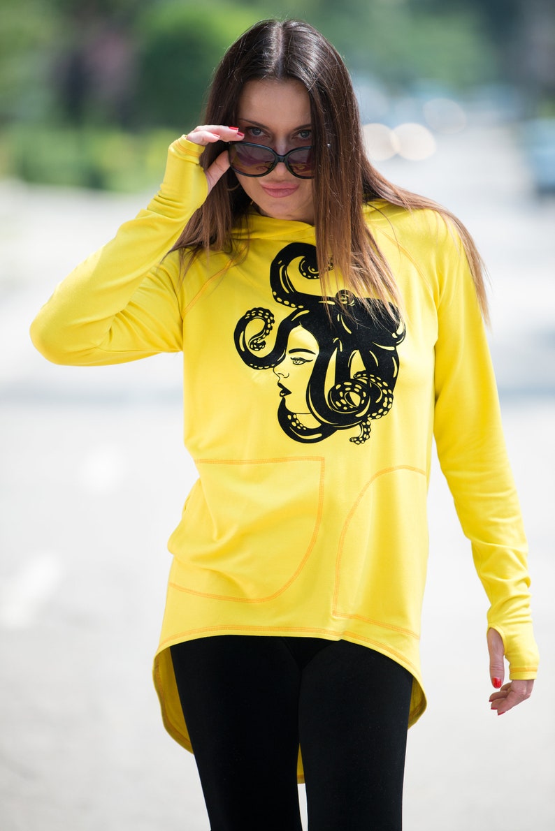 Yellow Outfit Women Set Hooded Hoodie Yellow Set Plus Size | Etsy