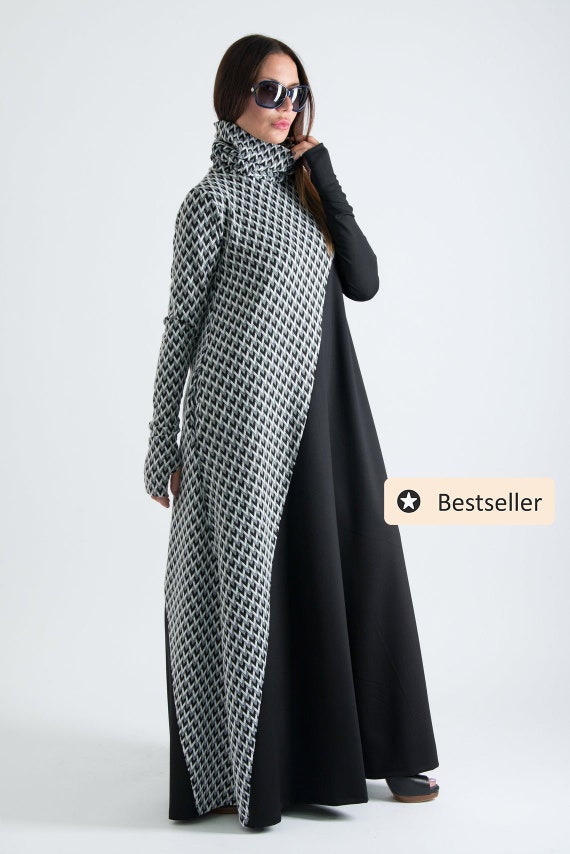maxi dress with turtleneck