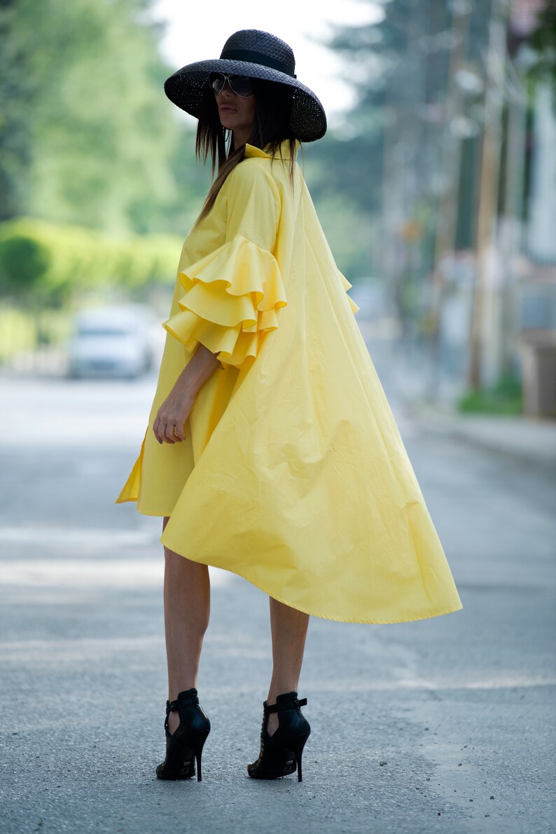 Dress for Women Maxi Dress Yellow Dress Plus Size Clothing - Etsy