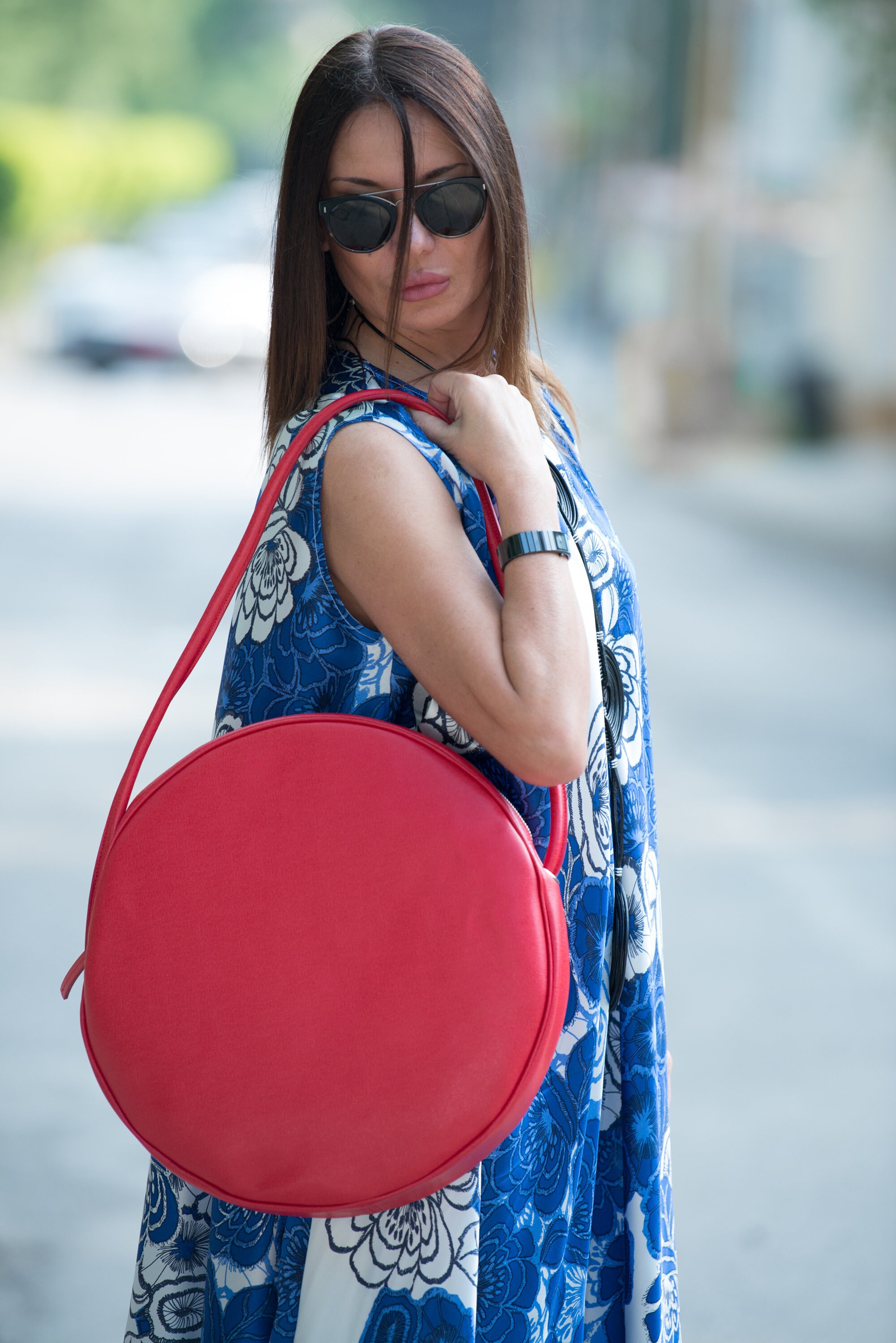 Sezane round bag sale