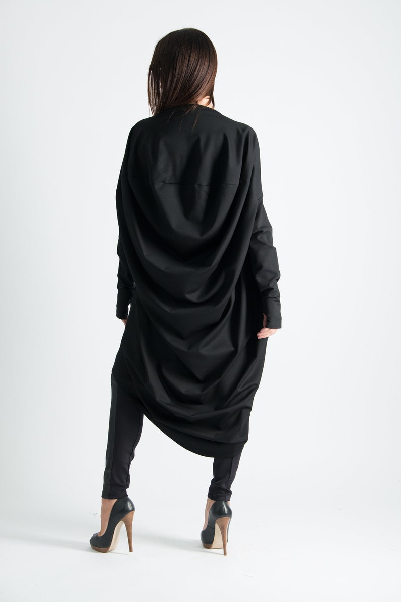 Dress for Women Black Dress Plus Size Clothing Asymmetric - Etsy