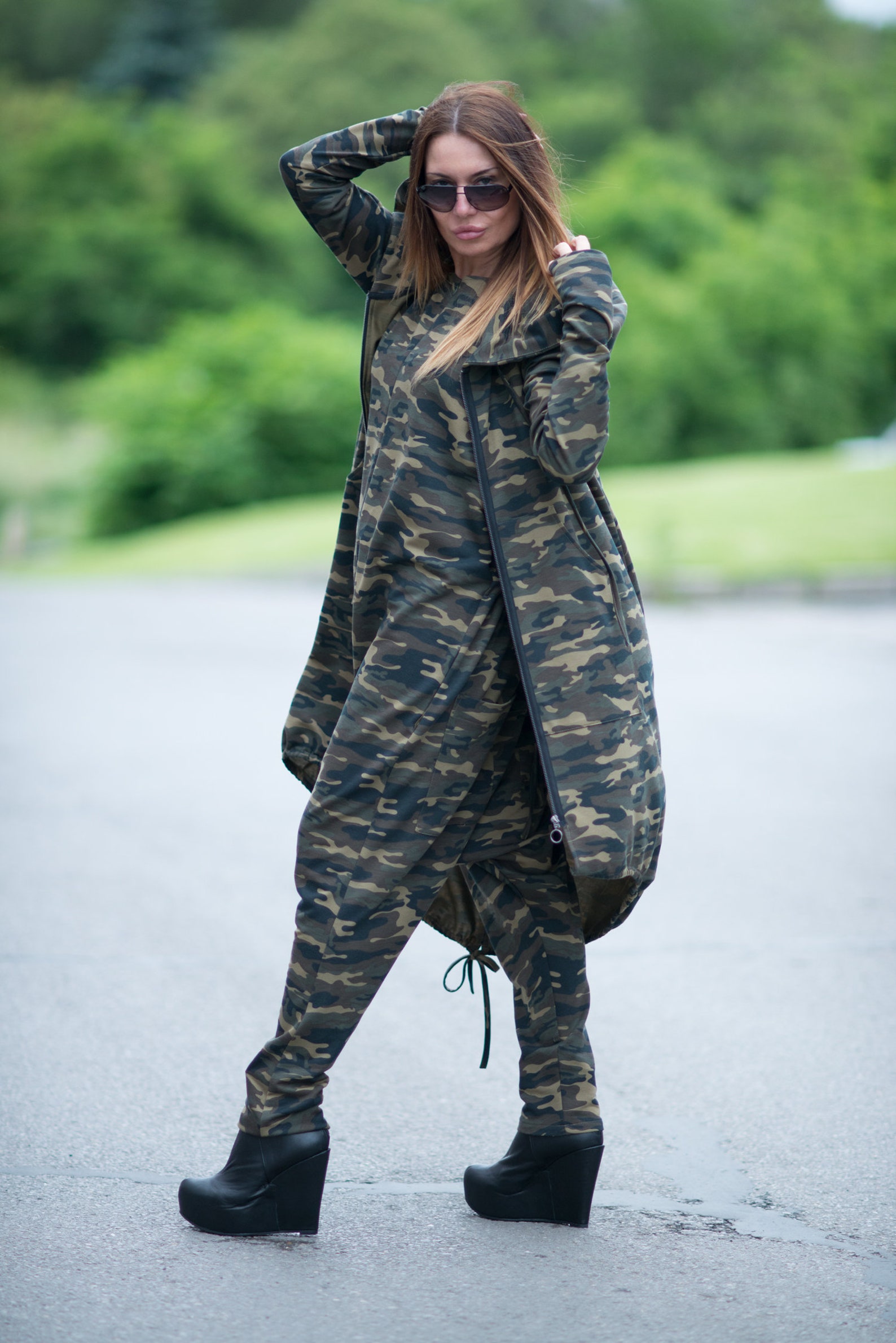 Jumpsuit Women Camo Jumpsuit Military Jumpsuit Plus Size Etsy