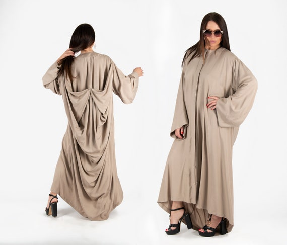 Maxi Dress Kaftan Beige Dress Kaftan Dress Plus Size | Etsy