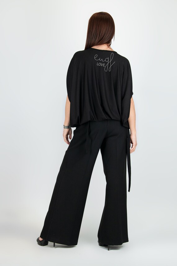 Maxi blusa online negra