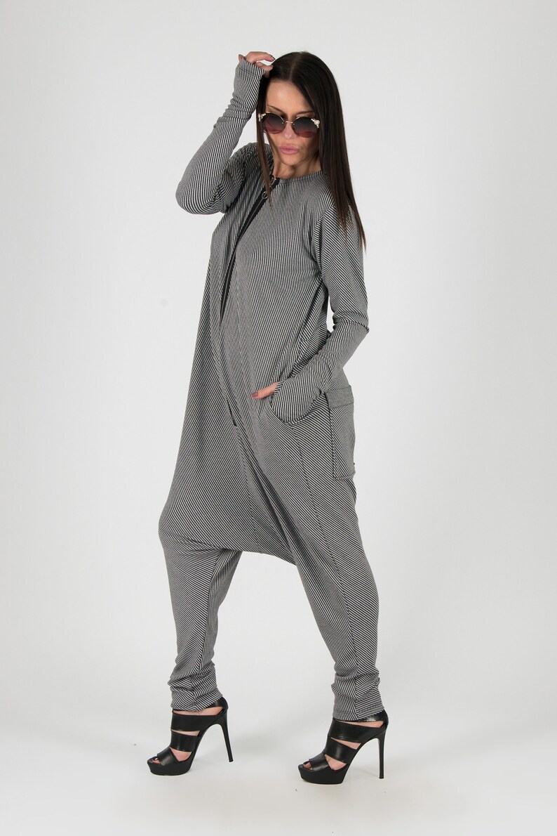 Vrouwen jumpsuit patroon Urban casual Jumpsuit Vrouwen Etsy Nederland