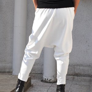 plus size white cotton pants