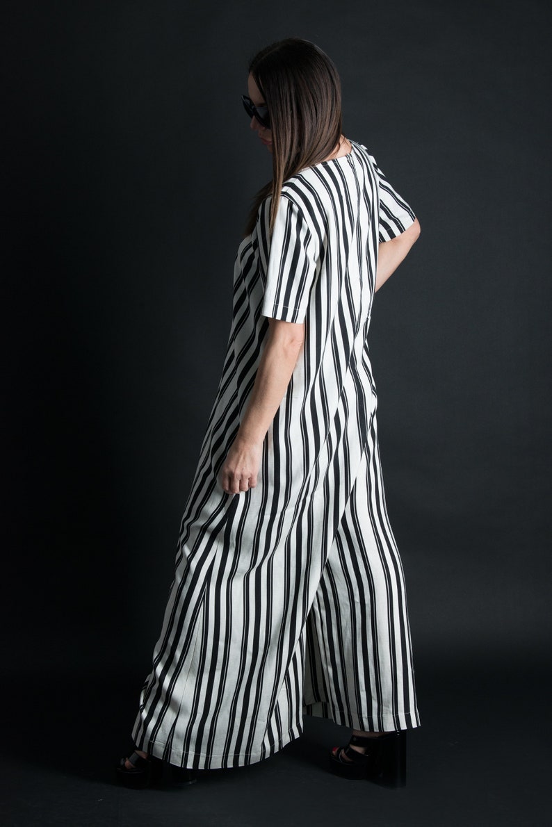 Linen Loose Jumpsuit Harem Jumpsuit Loose Fit Linen Etsy