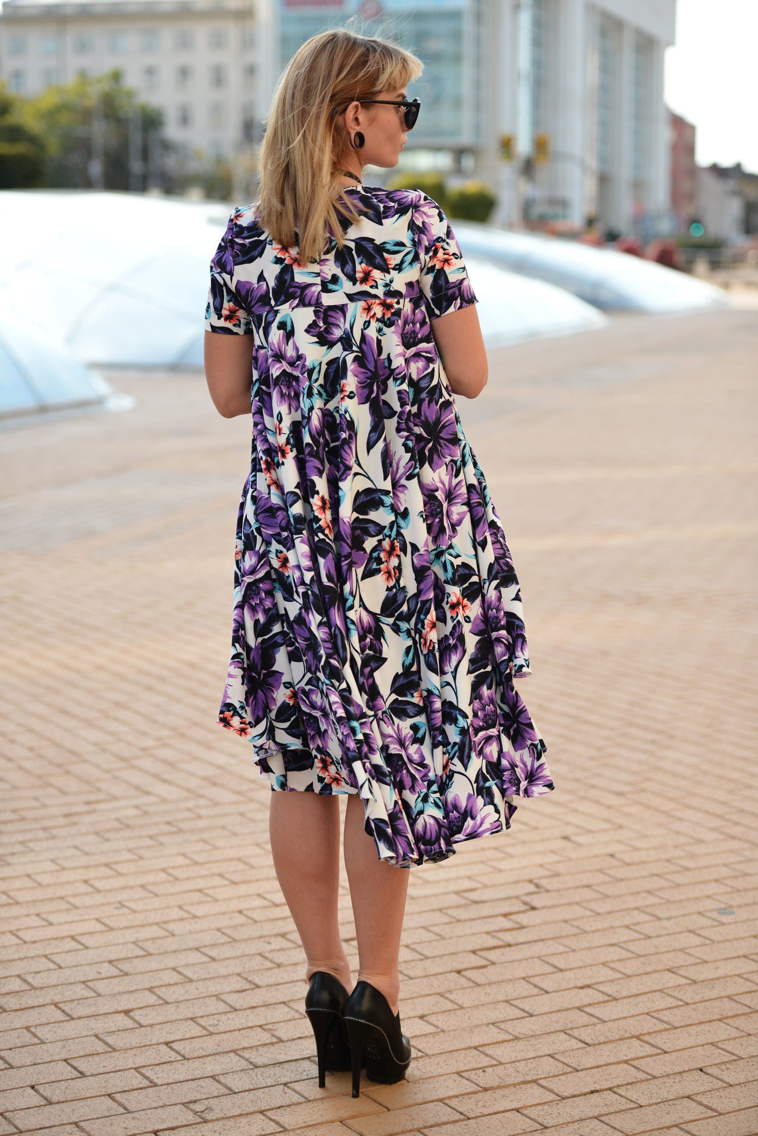 A Line Summer Dress Maxi Dress for Womens Flower Dress Etsy