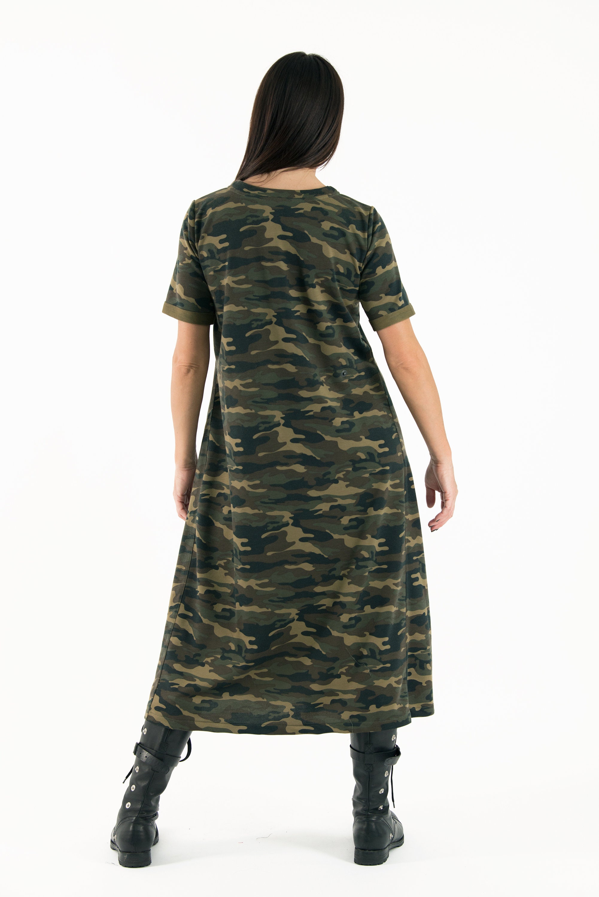Camouflage Dress Plus Size Camouflage Dress Camo Dress Women Plus Size Camo Dress for Women Camo Maxi Dress Camo Dress TEDDY DR0666W2 Etsy UK