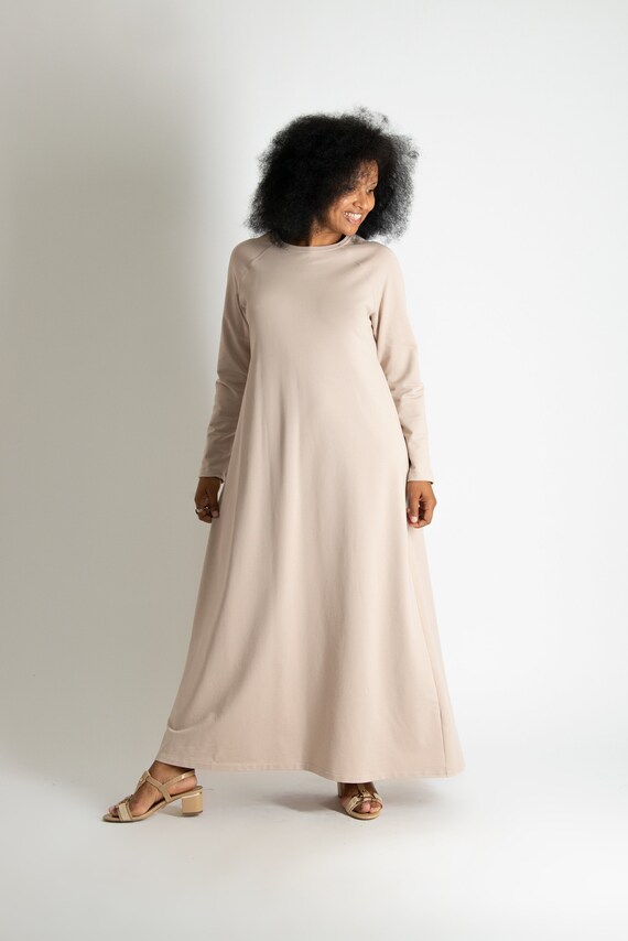 beige maxi dress casual White Hand Beaded 3D Floral Lace And Tulle A-Line Gown main image 0