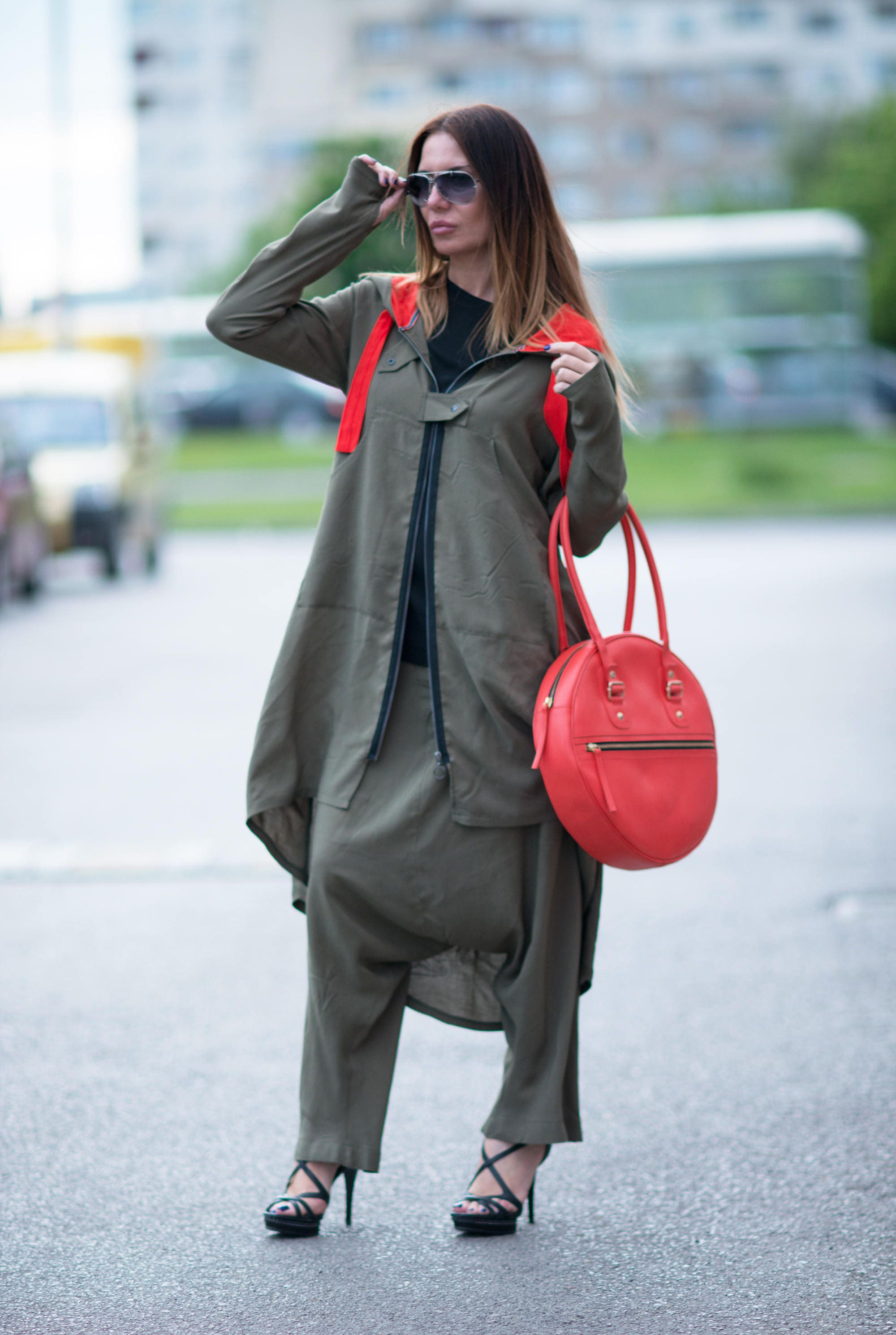 【美品】 Coat, Hood Big Coat, Hooded Jacket, Women Plus Clothing Size ジャケット・アウター