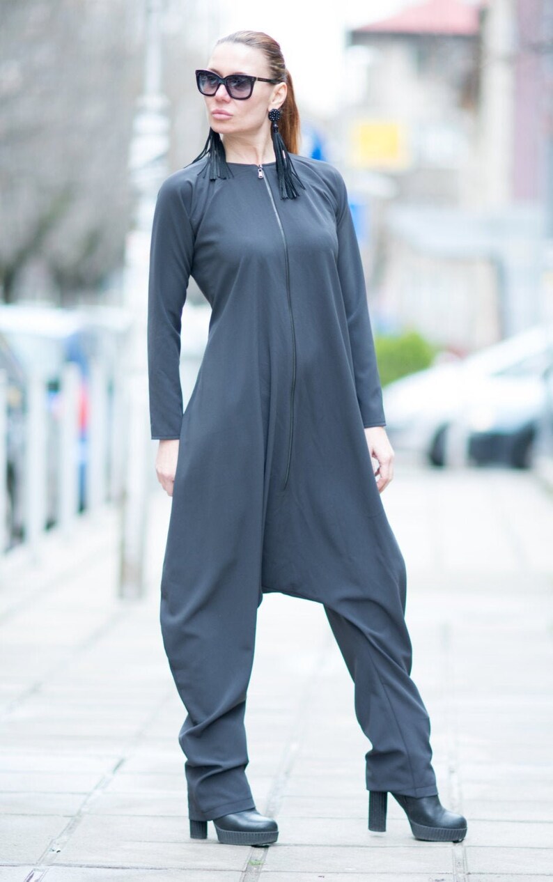 dark grey jumpsuit