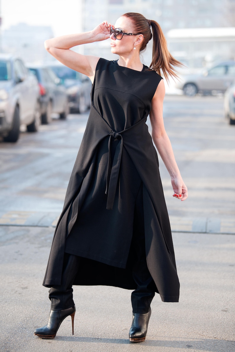 black pinafore plus size