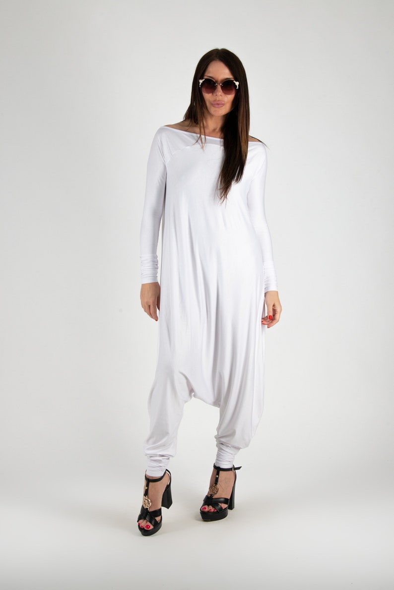 Jumpsuit Women, Harem Jumpsuit, Baggy Jumpsuit, Oversize Jumpsuit, Plus Size Clothing, Maxi Jumpsuit, Drop Crotch Jumpsuit MARLA JP0350TR image 3