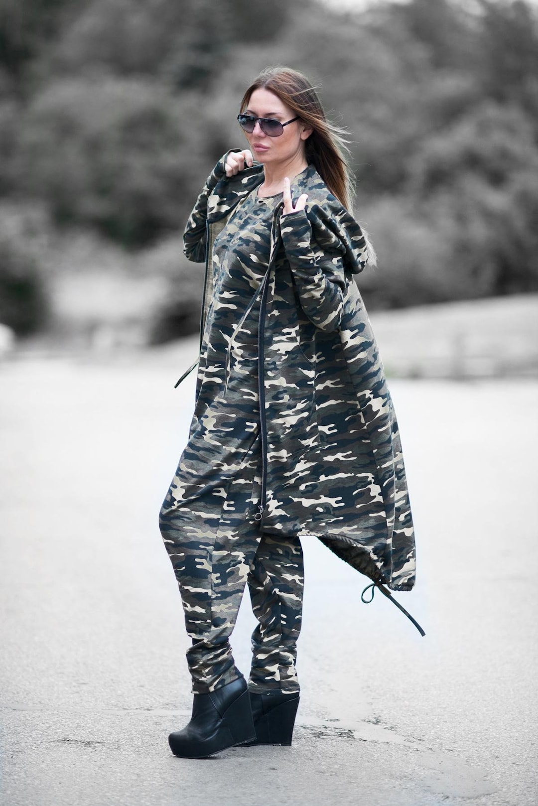 Jumpsuit Women, Camo Jumpsuit, Military Jumpsuit, Plus Size